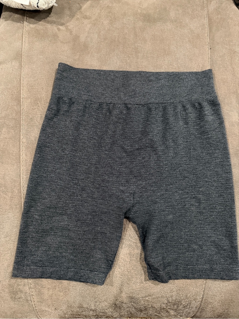 Maternity Charcoal Gray Bike Shorts